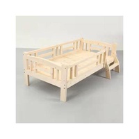 Modern Factory Direct Wholesale Children's Furniture Baby Crib Solid Wood With Guardrails