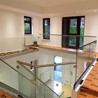 Aluminium U Channel Glass Railing Handrail Balustrade for Balcony Pool Staircase Site Installation Service
