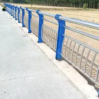 Stainless steel composite pipe guardrail, isolation fence, guardrail, 201,304 material, column is carbon steel Q235 material, manufacturers customized