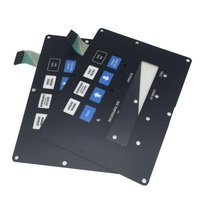 Custom Telecommunications Equipment Membrane Touch Panel Keypad Membrane Keypad Overlaid Front Panel Graphic Overlay Membrane Keypad