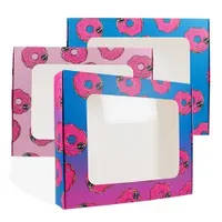 Cheaper Custom Printing Light Paper Box with Window Pastry Packaging Art Blue 2019071609 Free Sample 5-7 Days Pet Food