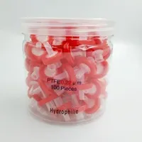 Nonsterile HPLC Hydrophilic or Hydrophobic PTFE Membrane 13mm 0.2um Syringe Filter