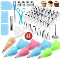 DIY Cake Decorating Stainless Steel Icing Piping Nozzles Pastry Decorating Tool