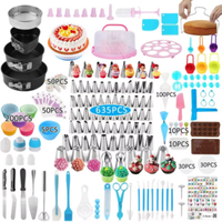 Cake Decorating Supplier Baking Pastry Tools Rotating Cake Stand Turntable Baking Knives Nozzles Baking