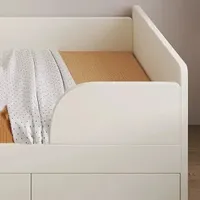 Minimalist Master Kid bed Children Toddler Vintage Mother Safety Guardrails White Simple Bed Guardrails cama bedroom furniture