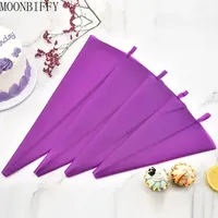 DIY Silicone Icing Piping Pastry Bags Reusable Cream Bag Cupcake Decorating Baking Tools Kitchen Accessories Fondant Sugarcraft 241016