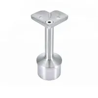 Tempered Glass Materials Stainless Steel Post Support Handrails