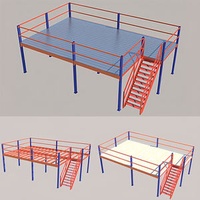 Stacking Racks Mezzanine Shelves Racks For Warehouse Storage Mezzanine Storage Tire Racks With Steel Or Plywood Panel