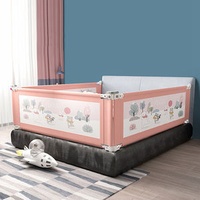 Newborn Crib Fence Suitable for Children's Beds Detachable Cloth Frame Stable Baby Guardrail