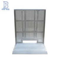Durable Folding Aluminum Crowd Guardrail / Mojo Crowd Barricade /Aluminum Portable Concert Aluminum Barrier
