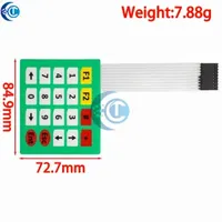 1 x 4 3X4 4*4 Matrix Array Matrix keyboard 4 12 16 20 Key 1x4 3x4 4x4 4*5 Membrane Switch Keypad for arduino smart car