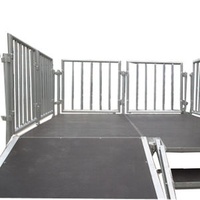 China 20 Years Stage Factory Safe High Quality Playwood Aluminum Stage Handrail