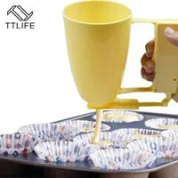 4YANG Manual Cupcake Pastry Batter Dispenser Pancake Muffin Dough Cream Separator Meatball Mould Maker Baking Tools