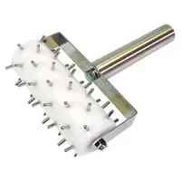 Kitchen Baking Tools Pizza Dough Roller Pins Cookies Pastry Needle Wheel Hole Puncher