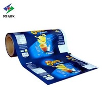 Customized Automatic Packaging Film Potato Chips Snack Packaging BOPP Plastic Metalized Laminating Roll Film