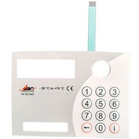 Custom Graphic with Membrane Switch Control Panel with Embossed Button