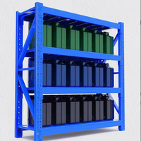 Adjustable Steel Storage Shelf Medium Duty Warehouse Racks Metal Shelving Racks Customization Storage Holders Racks