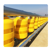EVA/PU Traffic Safety Highway Guardrail Road Barrier Eva Roller Barrier