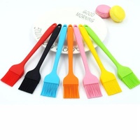 Viable Silicone Heat Resistant Stick Non Basting Brush BBQ Grill and Kitchen Pastry Oil Baking Brushes for Pastries Cakes Meat Baste