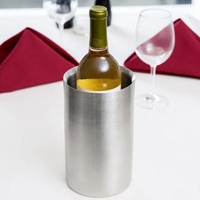 Business High Quality Wine Cooler Insulated Stainless Steel Double Wall Champagne Chiller Ice Buckets Chillers Keep Wine Cold