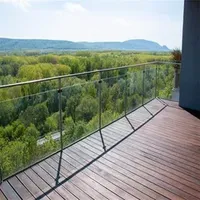 Aluminum Glass Stainless Steel Handrail