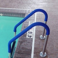 Swimming Pool Handrail Cover Double Stitched and Seam Tap Full Resin Zipper Prevents Rusting