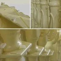 Roman Column Cement Railing Model Inclined Staircase Handrail Mold Guardrail European home Villa Outdoor&indoor Slope Template
