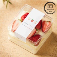 Fast Delivery Blister Plastic Pastry Container  Ideal For Bakery / Pastry Box Plastic