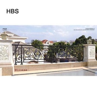 Modern Private Villa Casting Aluminum Handrails Handrails Fencing For Circular Staircase