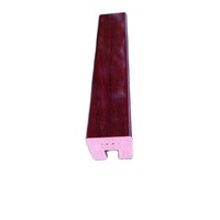 40mm Length and 40mm Width groove Design Pvc Stair Handrail