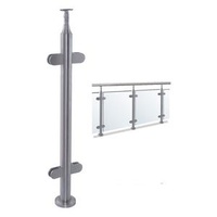 Handrail Railing Support 316 Material Glass Handrail Post