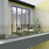 2024 New Design Stair Railing Aluminum Handrail for Hotel Decoration
