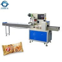 Food Bagged Automatic Horizontal Food Packing Machine For Cakes Pastry Bread Pullman Bread