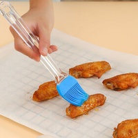 Wholesale Basting Oil Brush Silicone Heat Resistant Pastry Brushes With Handle For Grilling Brushes