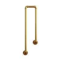Factory Directly Iron Hand U-Shaped Railing Pipe Handrail for Stairs Garden Loft Corridor Indoor Outdoor