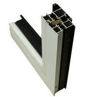 2020 New arrival Imitated wooden colour aluminum handrail profile