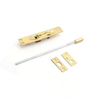 Customized Modern Polish Finish Brass Latch Lever Action Flow Guardrail Door Lock Bolt
