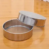 Baking Tools 15cm X 5cm Cooking Sieve For Flour Tea Pasta Strainer Tamis Flours Mesh Rice Pastry Utensils Stainless Steel Kitchen