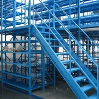 Loft-Style Shelving Multi-Tier Racking System Warehouse Mezzanine Racks