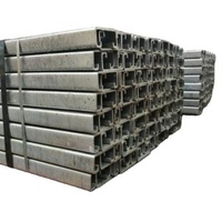 Q235/Q345 Guardrail U Steel Post Hot Dip Galvanized Steel U Channel Barrier Post For Highway C Guardrail Guardrail Post