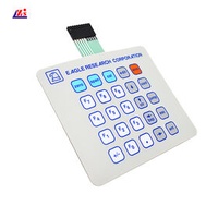 Embossing Tactile Customized Brand Membrane Switch Keyboard