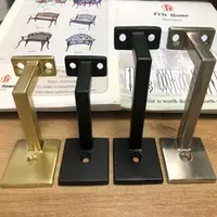 Four Colors Zinc Alloy Indoor Wood Bracket Handrail