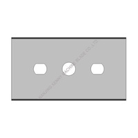 PP Tungsten Carbide 3 Hole Blade For Cutting PP/PE/PET/BOPP