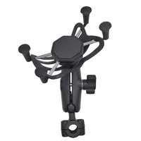 Small Rail Base X Phone Grip Phone Holder Handrail Rail Mount Bike Bicycle Phone Mount Waterproof Phone X Grip Mobile Phone Holder For Motorcycle Mirrors
