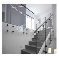 Ace Stainless Steel Stair Balcony Glass Railing Handrail for Deck Pool Staircase