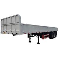 CIMC 3 axle 13* 2.55m 10pcs 16mm thick Leaf spring 24 tie downs hooks 4 pairs 2 single air chambers guardrail semi trailer