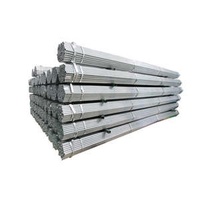 Galvanized 2"3\"" 4\"" Inch Round Handrails Square Section ERW Carbon Steel Swaged Tubes for Greenhouse Structure Water Well"