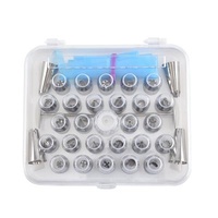 Amazon Sustainable 36 Pieces Cake Decorating Accessories Stainless Steel Spouts Baking Piping Pastry Decorating Tool Kit