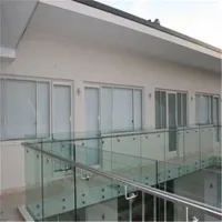Factory Manufacture Home Frameless Glass Guardrail /Handrail Frameless Glass Guardrail / Frameless Glass Guardrail, Security Frameless Glass Guardrail
