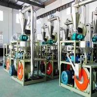 PE Guardrail Net Plastic Pulverizer Machine 45kw 320kg / H High Speed
